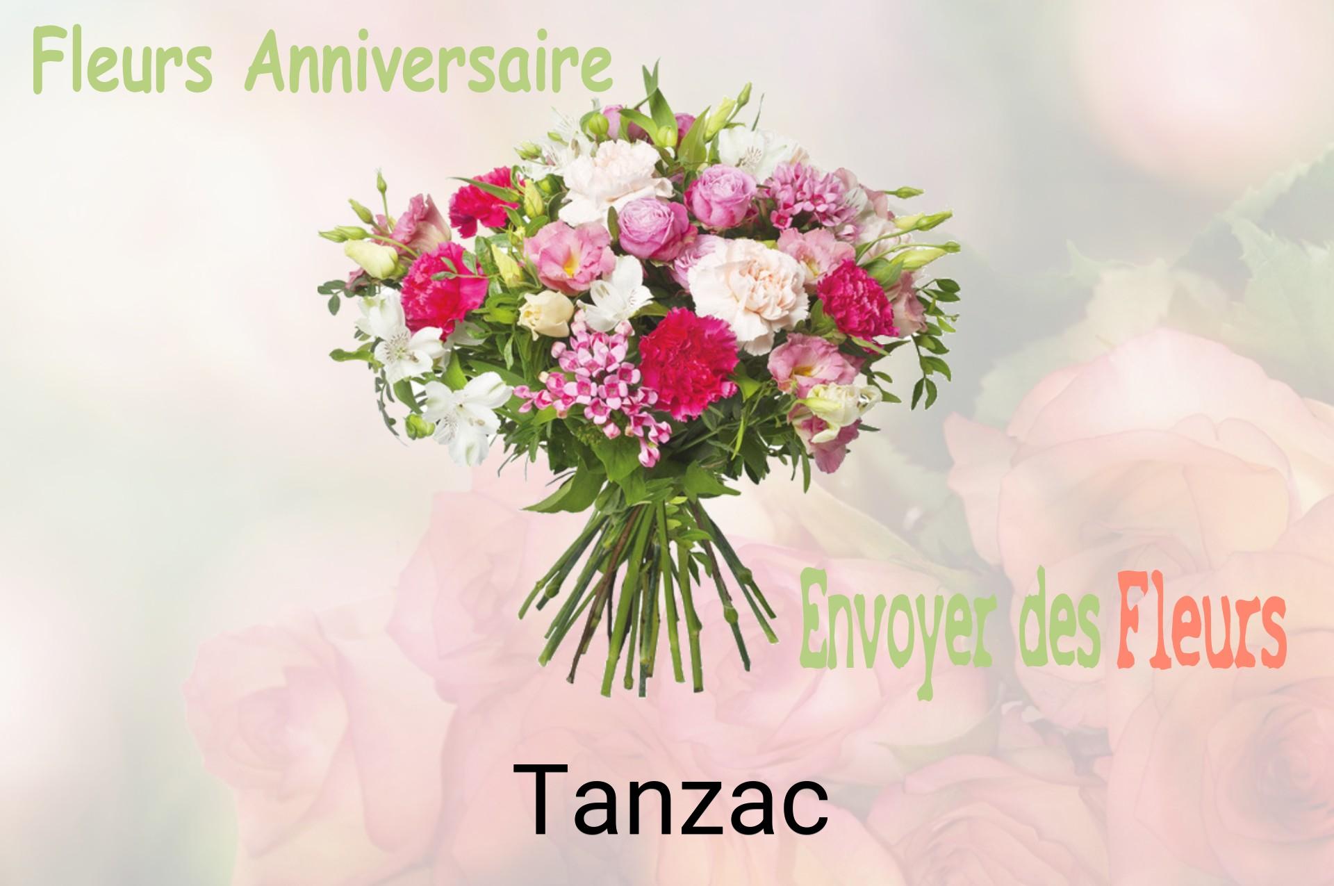 Bouquet de fleurs d’anniversaire livré à Tanzac