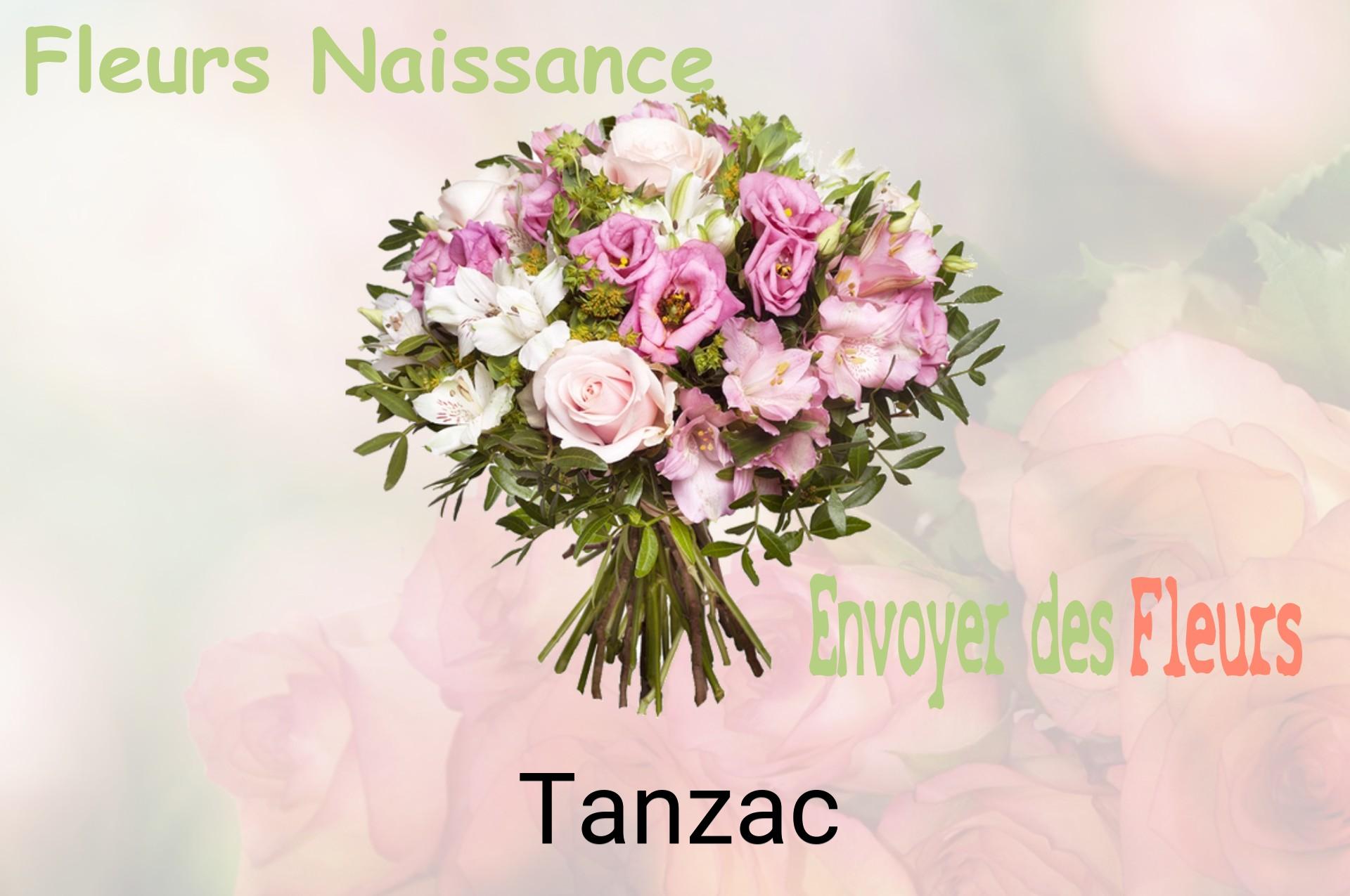 Bouquet de fleurs de naissance livré à Tanzac